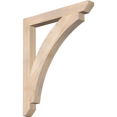 Ekena Millwork Thorton Slat Smooth Bracket, Douglas Fir, 3 1/2"W x 32"D x 38"H BKT04X32X38THR06SDF